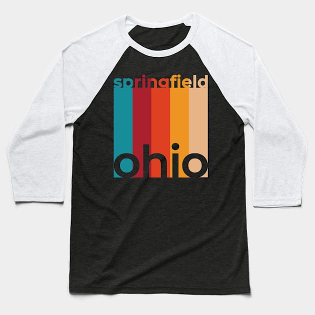 Springfield Ohio Retro Baseball T-Shirt by easytees